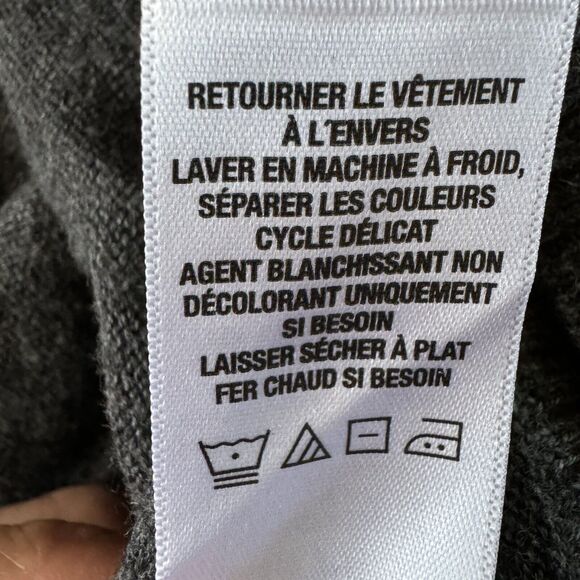 Aeropostale Men's V-Neck Sweater Long Sleeve Logo Gray Heather Size Medium - Picture 9 of 12